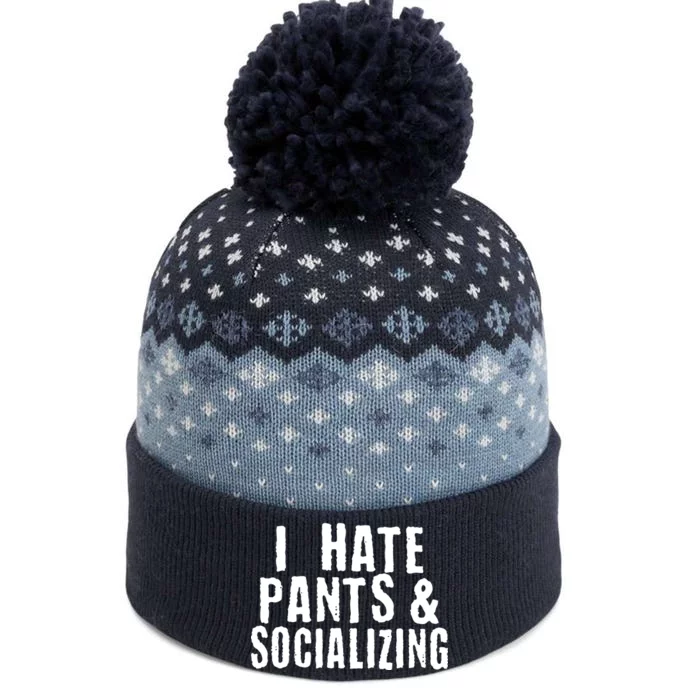 I Hate Pants And Socializing The Baniff Cuffed Pom Beanie