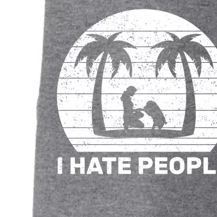 I Hate People Beach Bum Doggie 3-End Fleece Hoodie