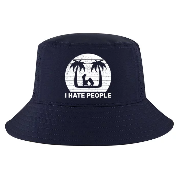 I Hate People Beach Bum Cool Comfort Performance Bucket Hat