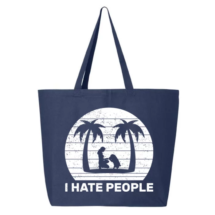 I Hate People Beach Bum 25L Jumbo Tote