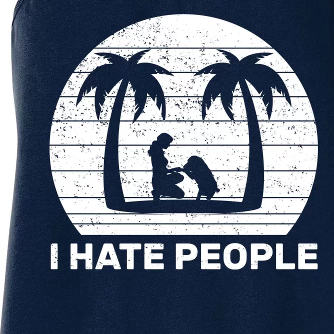 I Hate People Beach Bum Women's Racerback Tank