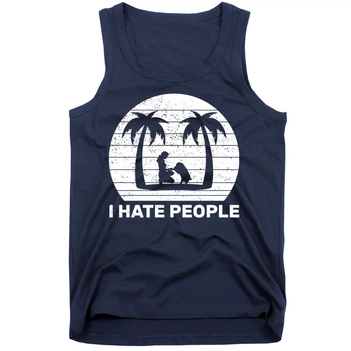 I Hate People Beach Bum Tank Top