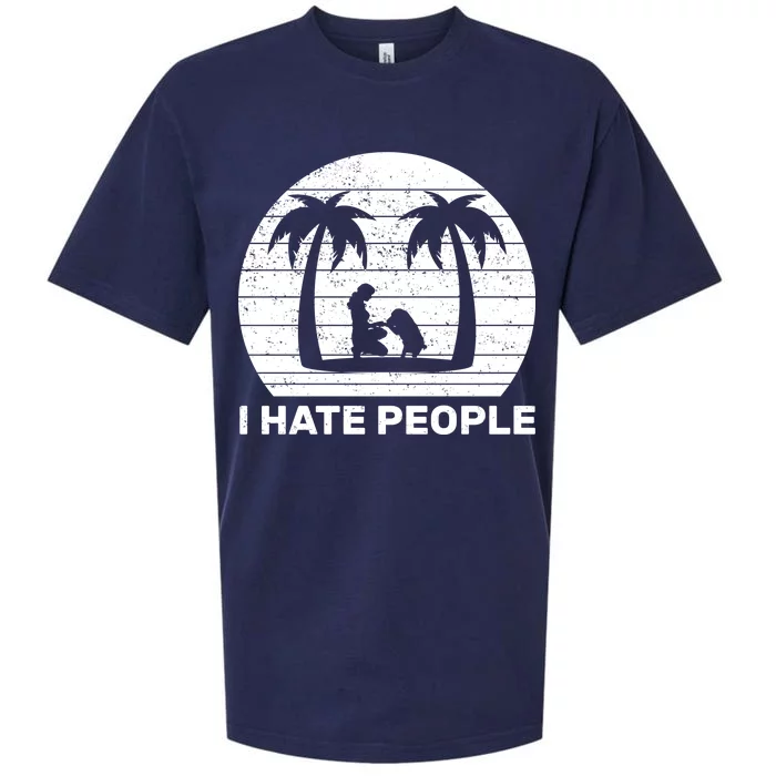 I Hate People Beach Bum Sueded Cloud Jersey T-Shirt