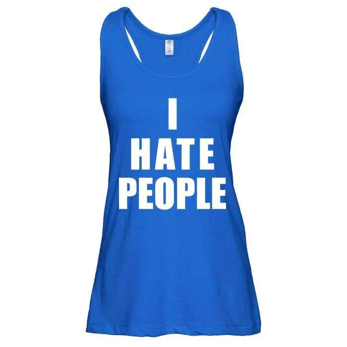 I Hate People Bold Ladies Essential Flowy Tank