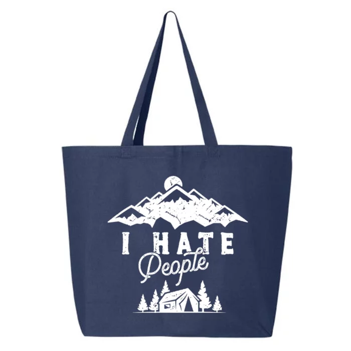 I Hate People Funny Camping Trip 25L Jumbo Tote