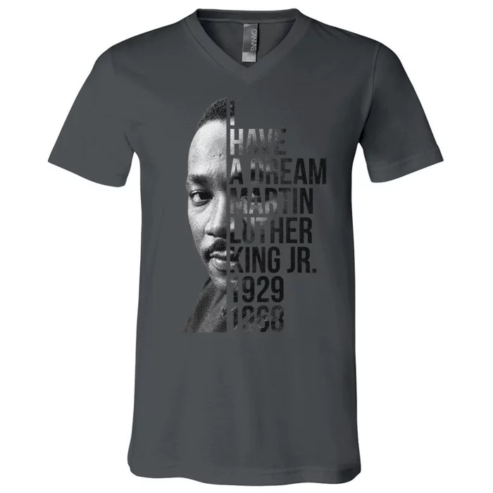 I Have a Dream Martin Luther King Jr. 1929-1968 V-Neck T-Shirt