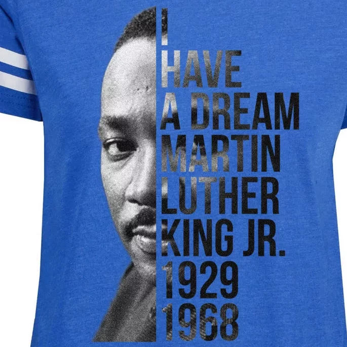 I Have a Dream Martin Luther King Jr. 1929-1968 Enza Ladies Jersey Football T-Shirt