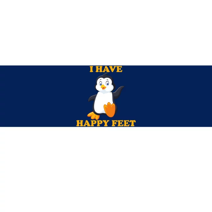 I Have Happy Feet Bumper Sticker