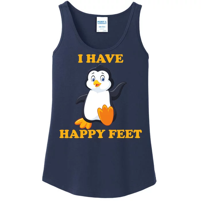 I Have Happy Feet Ladies Essential Tank