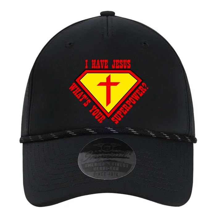 I have Jesus What's Your Superpower Performance The Dyno Cap