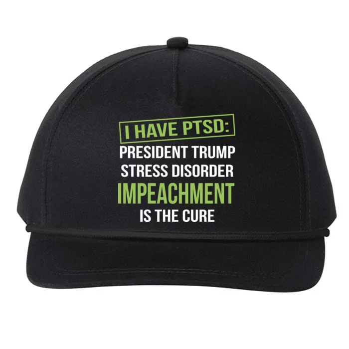 I Have PTSD President Trump Stress Disorder Snapback Five-Panel Rope Hat