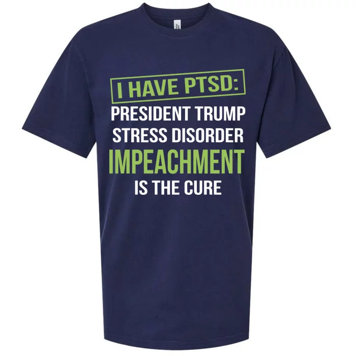 I Have PTSD President Trump Stress Disorder Sueded Cloud Jersey T-Shirt