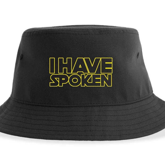 I Have Spoken Movie Slogan Sustainable Bucket Hat