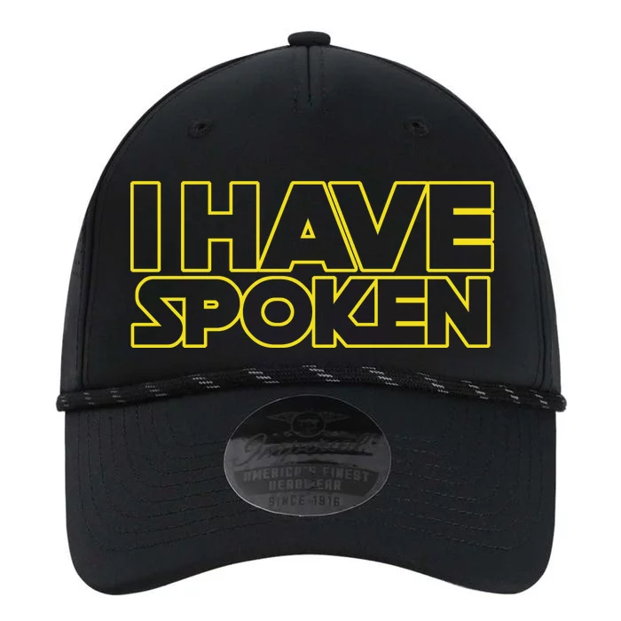 I Have Spoken Movie Slogan Performance The Dyno Cap