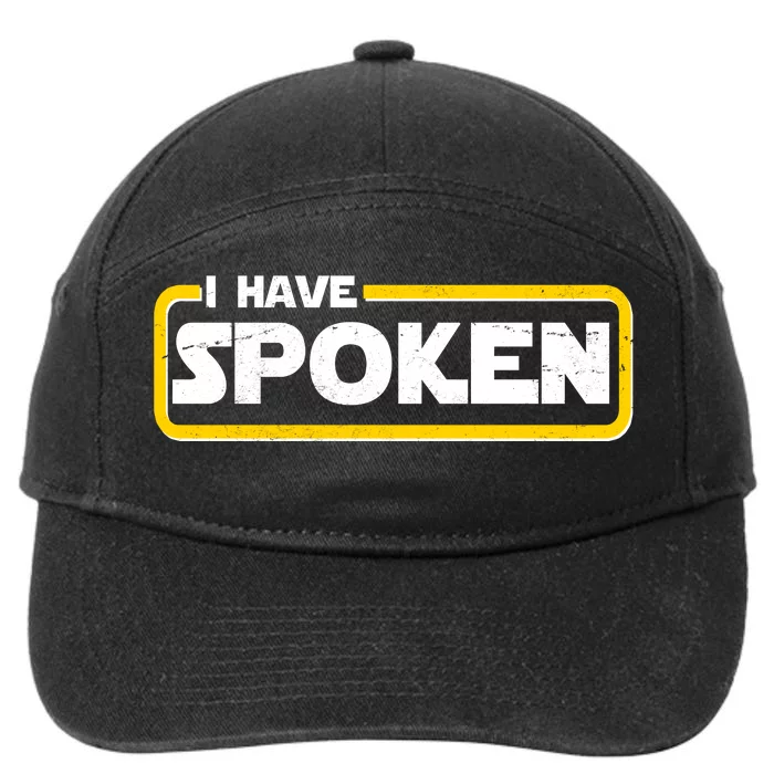 I Have Spoken Vintage Logo 7-Panel Snapback Hat