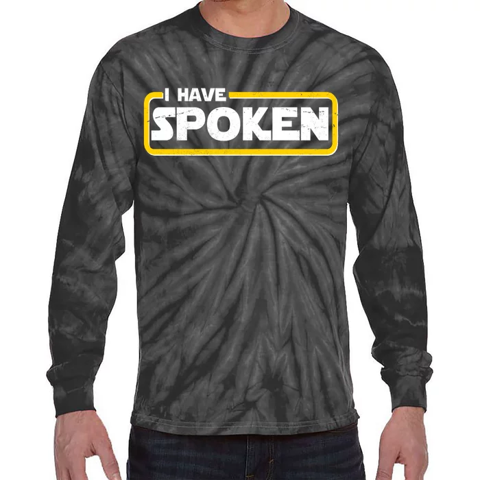 I Have Spoken Vintage Logo Tie-Dye Long Sleeve Shirt