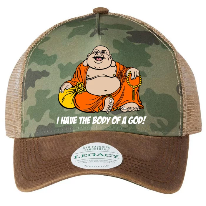 I Have The Body Of A God Legacy Tie Dye Trucker Hat