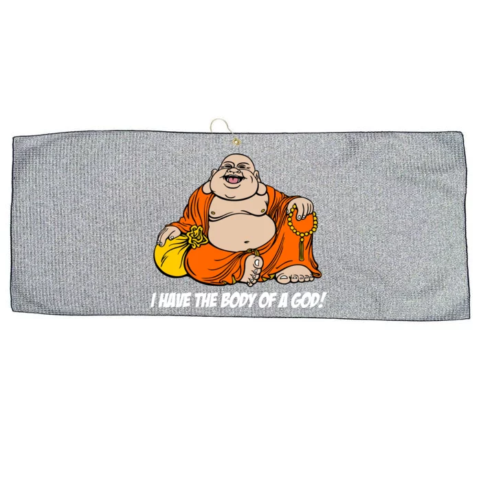 I Have The Body Of A God Large Microfiber Waffle Golf Towel