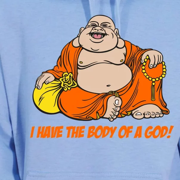 I Have The Body Of A God Unisex Surf Hoodie