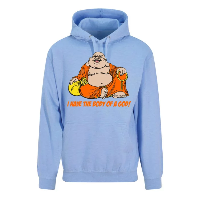 I Have The Body Of A God Unisex Surf Hoodie