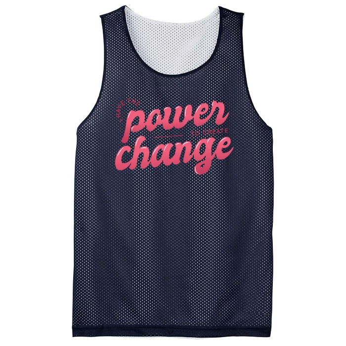 I Have The Power To Create Change Mesh Reversible Basketball Jersey Tank