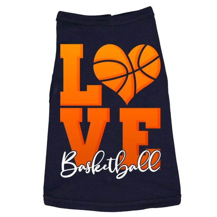 I Heart Basketball Doggie Tank