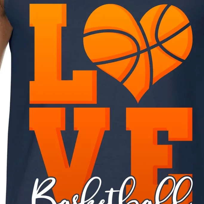 I Heart Basketball Comfort Colors® Tank Top