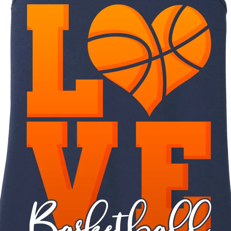 I Heart Basketball Ladies Essential Tank