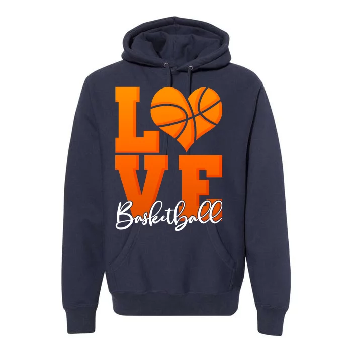 I Heart Basketball Premium Hoodie