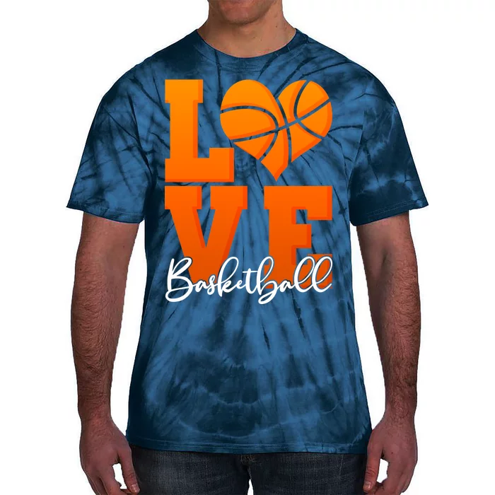 I Heart Basketball Tie-Dye T-Shirt