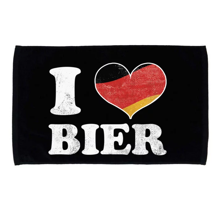 I Heart Beer Oktoberfest Microfiber Hand Towel