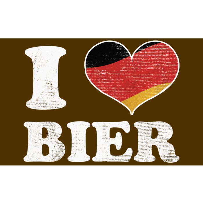 I Heart Beer Oktoberfest Bumper Sticker