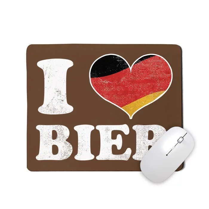 I Heart Beer Oktoberfest Mousepad