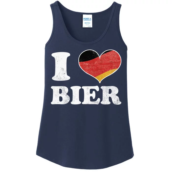 I Heart Beer Oktoberfest Ladies Essential Tank