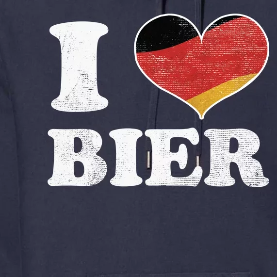 I Heart Beer Oktoberfest Premium Hoodie