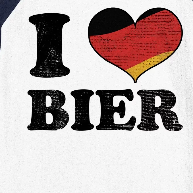 I Heart Beer Oktoberfest Baseball Sleeve Shirt