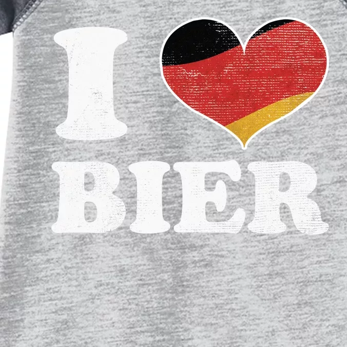 I Heart Beer Oktoberfest Infant Baby Jersey Bodysuit