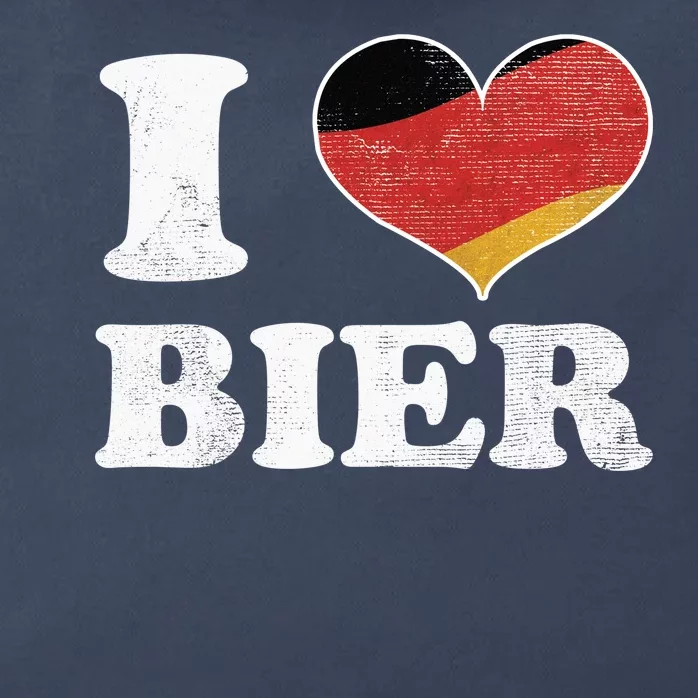 I Heart Beer Oktoberfest Zip Tote Bag