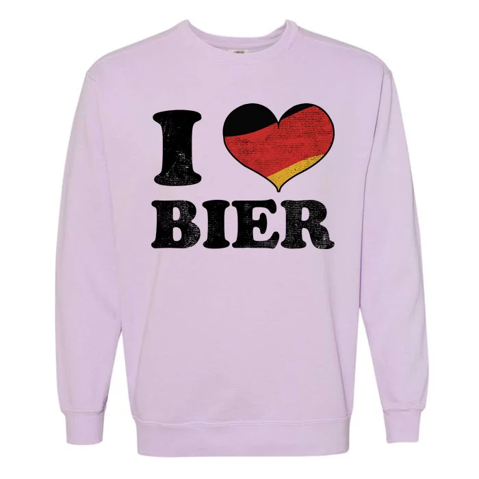 I Heart Beer Oktoberfest Garment-Dyed Sweatshirt