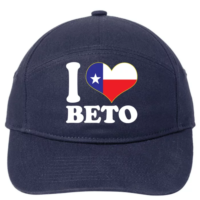 I Heart Beto 7-Panel Snapback Hat