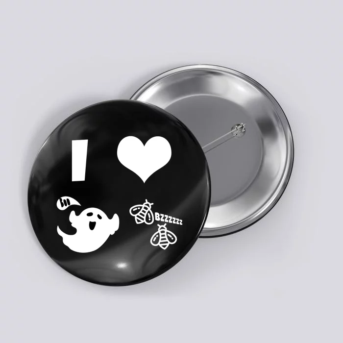 I Heart Boo Beez Button