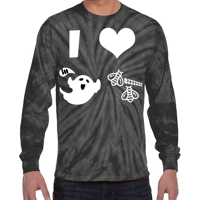 I Heart Boo Beez Tie-Dye Long Sleeve Shirt