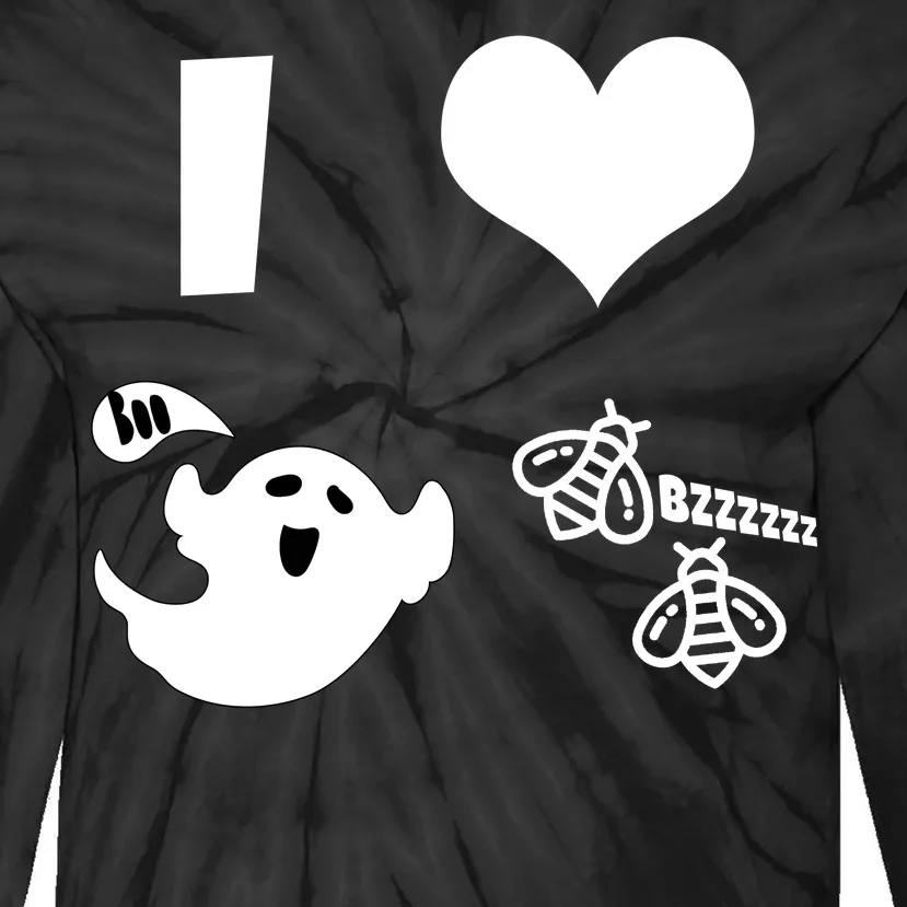 I Heart Boo Beez Tie-Dye Long Sleeve Shirt