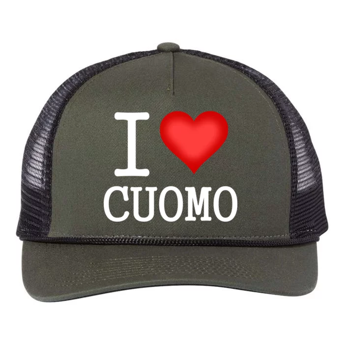 I Heart Cuomo Retro Rope Trucker Hat Cap