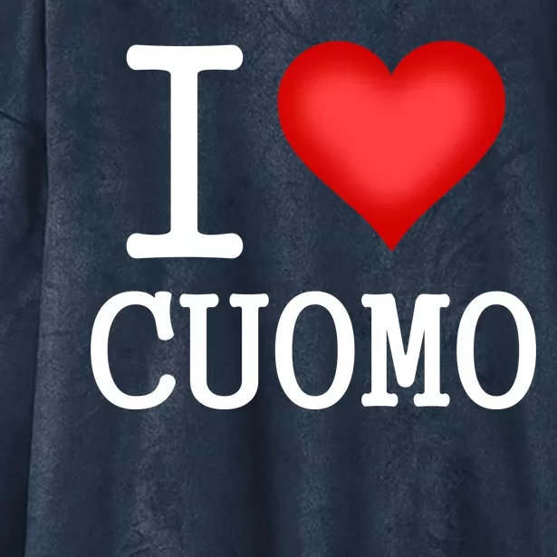 I Heart Cuomo Hooded Wearable Blanket