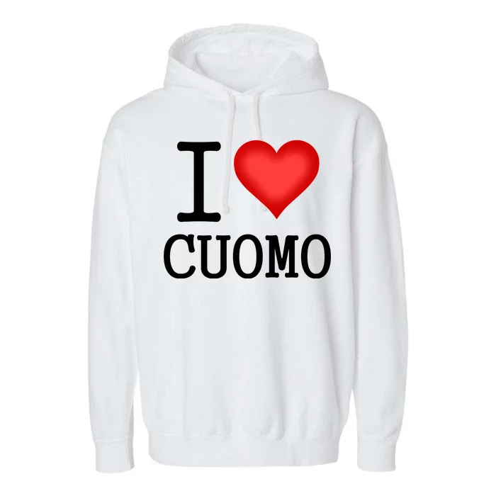 I Heart Cuomo Garment-Dyed Fleece Hoodie