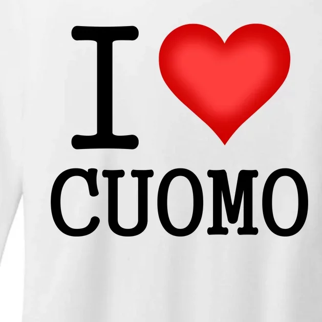 I Heart Cuomo Womens CVC Long Sleeve Shirt