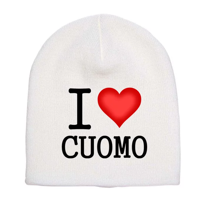 I Heart Cuomo Short Acrylic Beanie