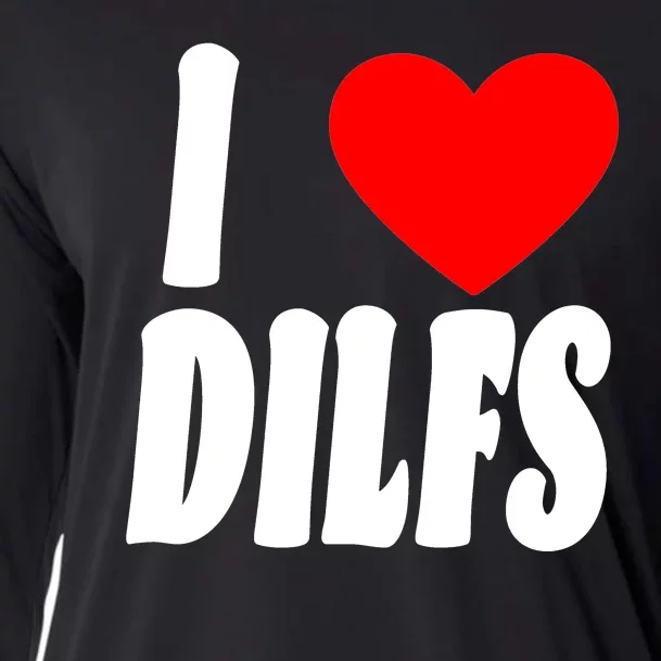 I Heart Dilfs Cooling Performance Long Sleeve Crew