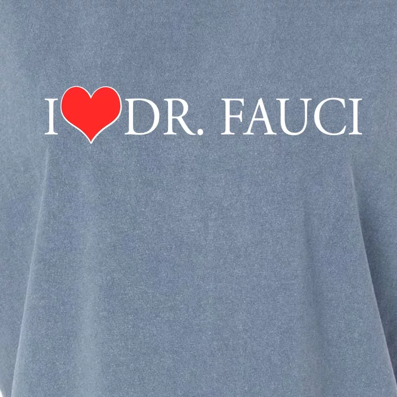 I Heart Dr Fauci Garment-Dyed Women's Muscle Tee